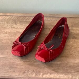 Jessica Simpson Red Patent Flats